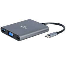 Gembird CABLEXPERT multiportový adaptér 6v1, USB 3.1 Gen1, HDMI 4K@30Hz, VGA, USB-C PD, jack, SD_1770511881