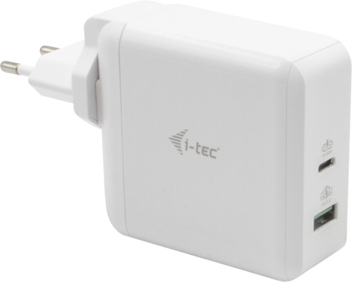 i-tec USB-C Travel Charger 60W + USB-A Port 18W_854435950