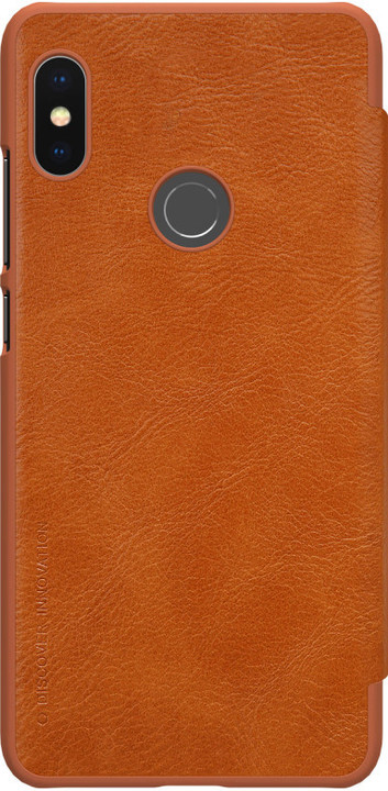 Nillkin Qin S-View Pouzdro pro Xiaomi Redmi Note 5, hnědý_1777015383