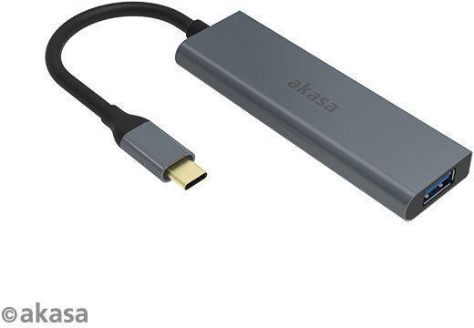 Akasa hub USB Type-C, 4x USB 3.0, 18cm_2046934787
