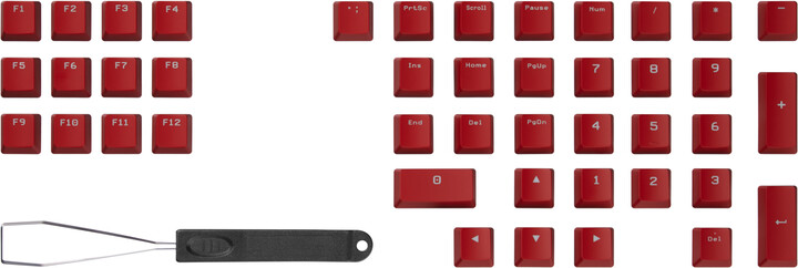 CZC.Gaming Satyr, keycaps, 124 kláves, OEM, červené_1031153662