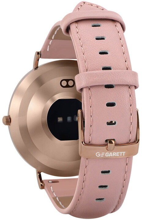 Garett Smartwatch Verona zlatá, růžový řemínek_301880340