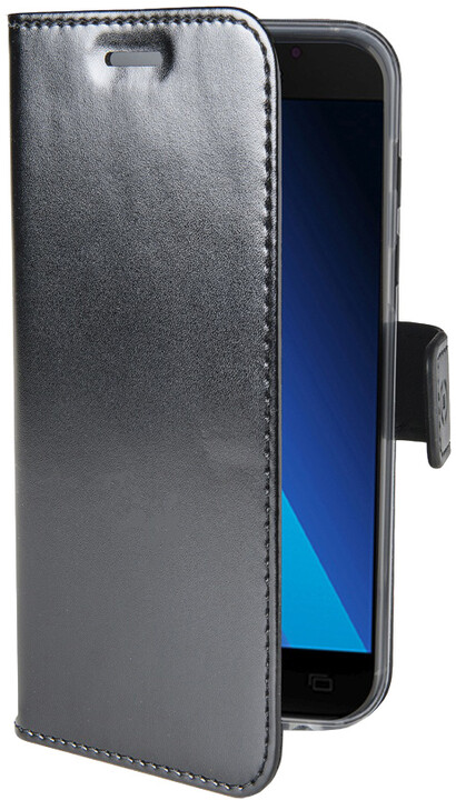 CELLY Air Pouzdro typu kniha pro Samsung Galaxy A5 (2017), PU kůže, černé_680651759