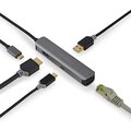 Nedis Multiportový adaptér USB-C, USB-A, USB-C, HDMI, RJ45_1761939861