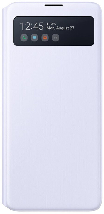 Samsung flipové pouzdro S View pro Samsung Galaxy Note10 Lite, bílá_1835860981