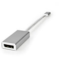 Nedis adaptér USB-C - DisplayPort, stříbrná_1842487972