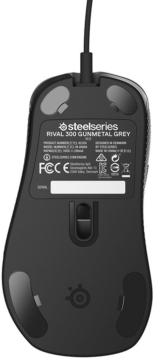SteelSeries Rival 300, šedá_410523640