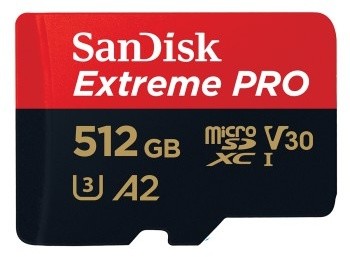 SanDisk Micro SDXC Extreme PRO 512GB 170 MB/s A2 UHS-I U3 V30 + SD adaptér_971197079