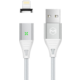 Mcdodo kabel Storm Series USB - Lightning, magnetický, M/M, stříbrná
