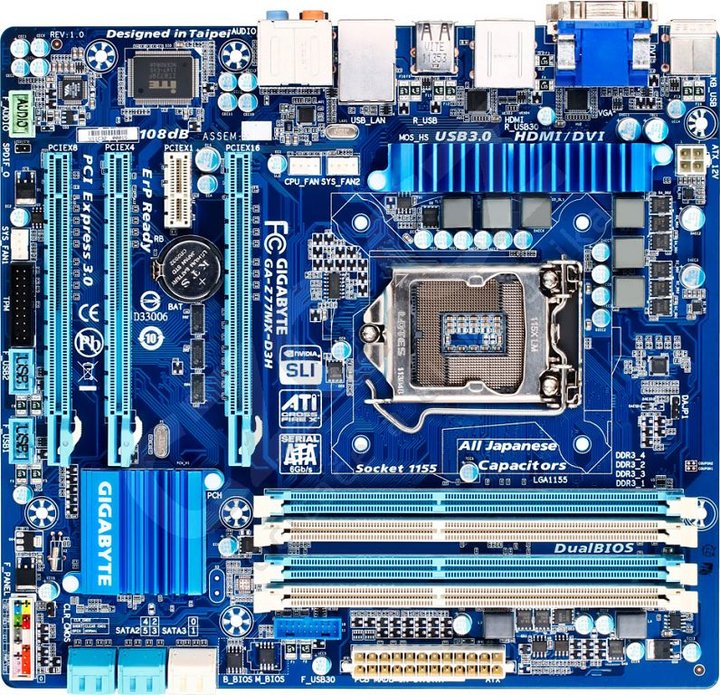 GIGABYTE GA-Z77MX-D3H - Intel Z77_2105816521