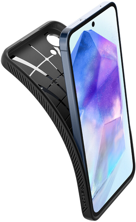 Spigen ochranný kryt Liquid Air pro Samsung Galaxy A55, černá_252387164