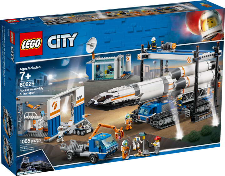 LEGO® City 60229 Montáž a přeprava vesmírné rakety_63120928