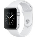 Apple Watch 42mm Silver Aluminium Case with White Sport Band