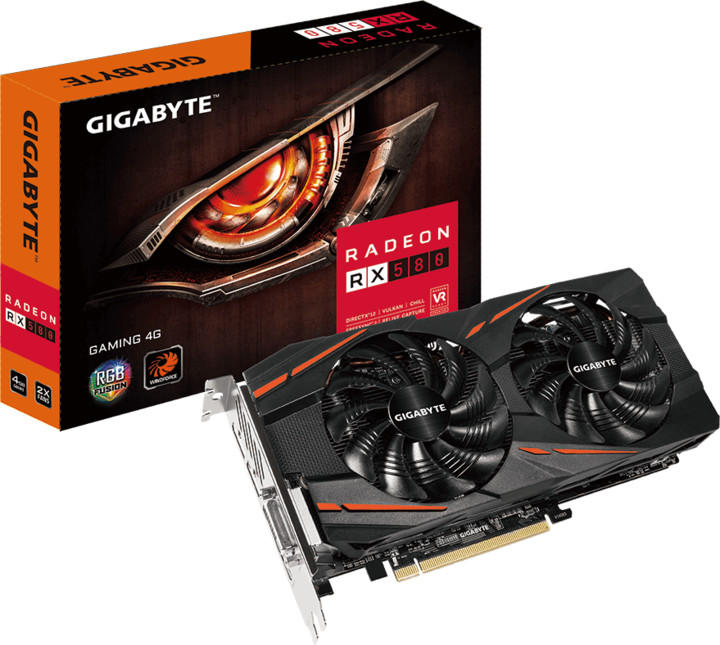GIGABYTE Radeon RX 580 Gaming 4GB, 4GB GDDR5_1773766081