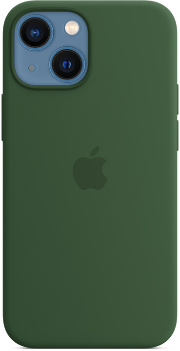 Apple silikonový kryt s MagSafe pro iPhone 13 mini, jetelově zelená_1479227858