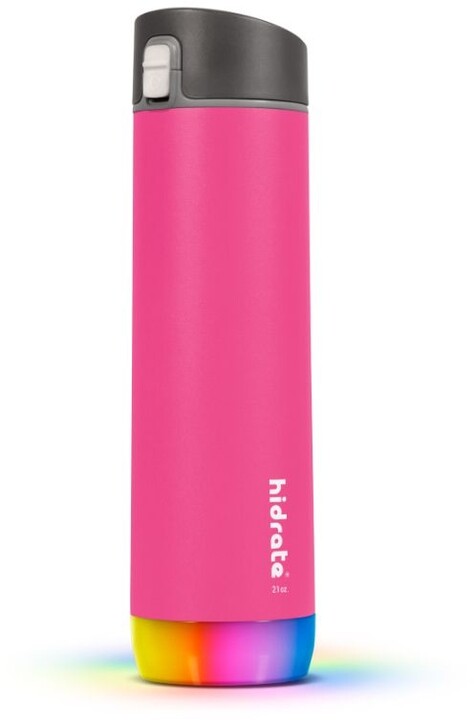 HidrateSpark Steel - Smart Bottle with Straw, 620 ml, Pink_1153021754