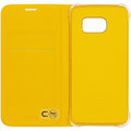 Samsung Wallet pouzdro F-WG925BYE pro G925 Galaxy S6 Edge (EU Blister), žlutá_919435271