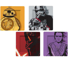 Talíře Star Wars - BB-8, Rey, Kylo Ren a Phasma (sada 4 kusů)