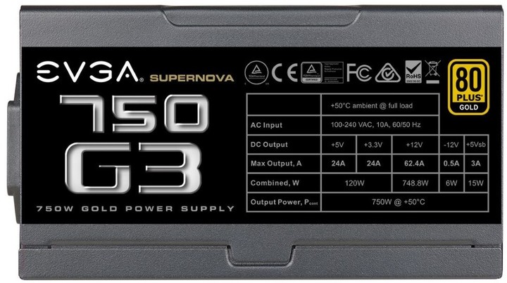 EVGA SuperNOVA 750 G3 - 750W_522933860