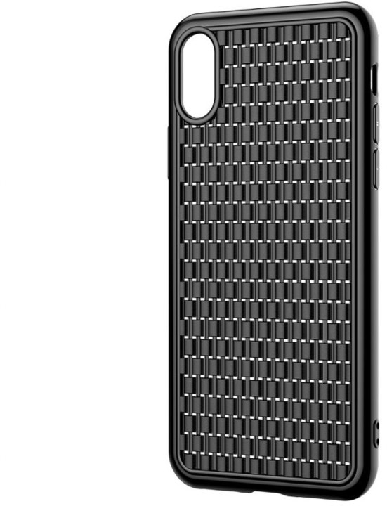 Baseus pouzdro BV Weaving Series pro iPhone XS Max, černá_1068105125