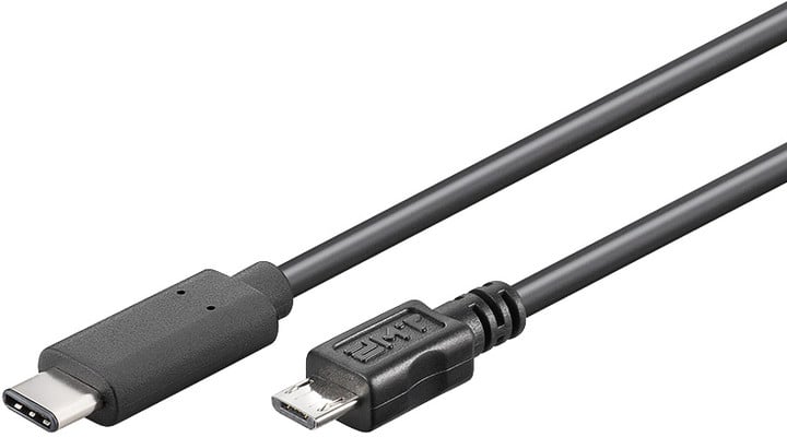 PremiumCord USB 3.1 konektor C/male - USB 2.0 konektor Micro-B/male, 1m_630104697