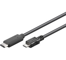 PremiumCord USB 3.1 konektor C/male - USB 2.0 konektor Micro-B/male, 1m