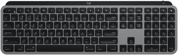 Logitech MX Keys MAC, CZ, černá/šedá_470007475