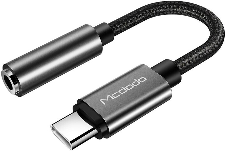 Mcdodo redukce USB-C - 3.5 mm Jack, černá_1651931490