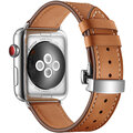 MAX kožený řemínek pro Apple Watch 4/5, 44mm, hnědá_190753323