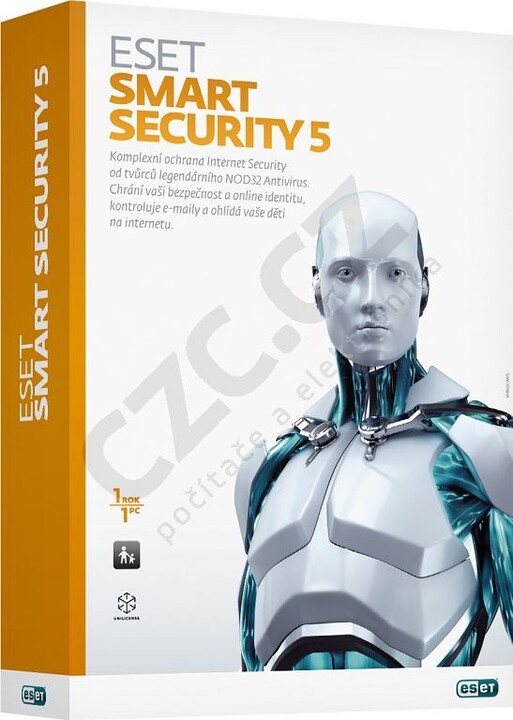 ESET Smart Security 5 - 1 PC/1 rok - krabicová verze_1283127581