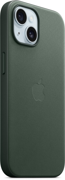 Apple kryt z tkaniny FineWoven s MagSafe na iPhone 15, listově zelená_1686684037