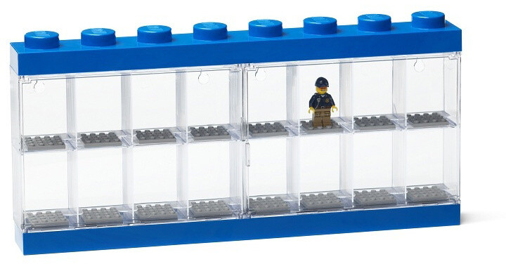 Sběratelská skříňka LEGO na 16 minifigurek, modrá_1412871081