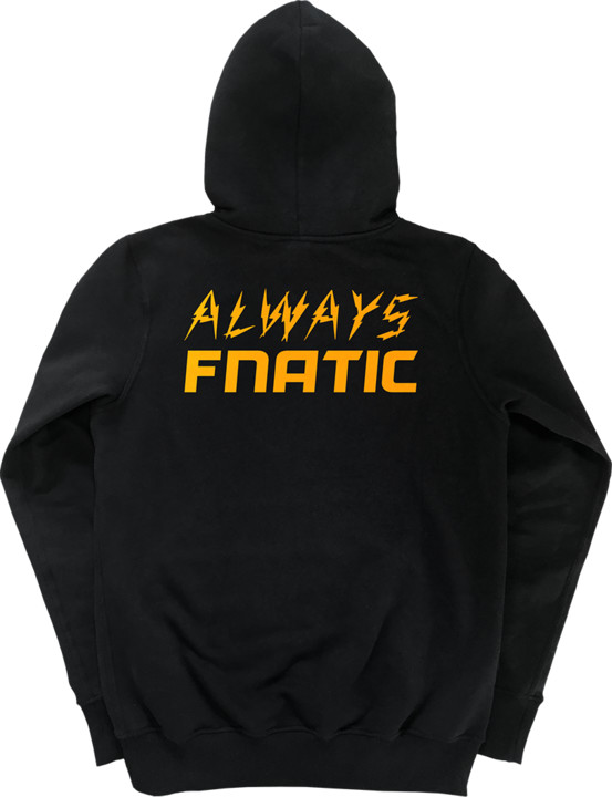 Mikina Fnatic Always, černá/oranžová (XL)_1547292307