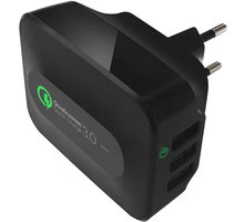 MAX MWC3300B nabíječka 3 x USB (QC 3.0), černá_1674705414