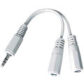 Gembird CABLEXPERT rozdvojka jack 3,5mm na 2x3,5mm M/F, 10cm_1122892167