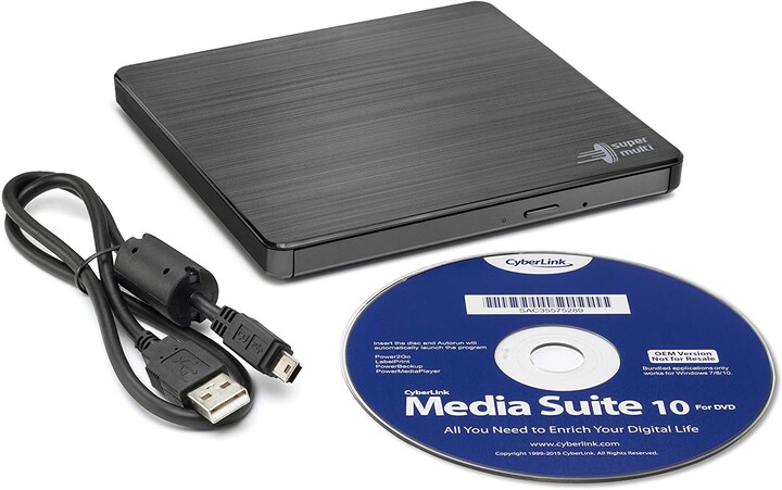 Hitachi GP60NB60 externí, M-Disc, USB, černá_2074454769
