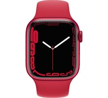 Apple Watch Series 7 GPS 41mm, (Product) RED, Product RED Sport Band Cestovní poukaz v hodnotě 100 EUR + EPICO POWER BAR, šedá v hodnotě 1 999 Kč + S pojištěním od Mutumutu dostanete 5 000 Kč zpět - více ZDE