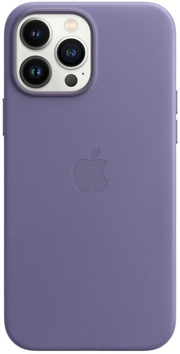 Apple kožený kryt s MagSafe pro iPhone 13 Pro Max, šeříkově nachová_403295323