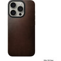 Nomad kožený ochranný kryt Magnetic Horween pro Apple iPhone 15 Pro, hnědá_1856632067