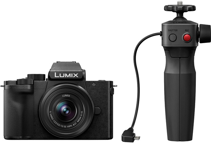 Panasonic Lumix G100 + LUMIX G VARIO 12-32mm f/3.5-5.6 + Tripod Grip DMW-SHGR1