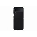 Samsung zadní kryt pro Galaxy Z Flip3, kožený, černá_1377543064