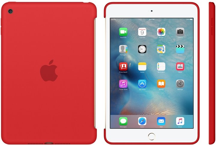 Apple iPad mini 4 Silicone Case, červená_737721705