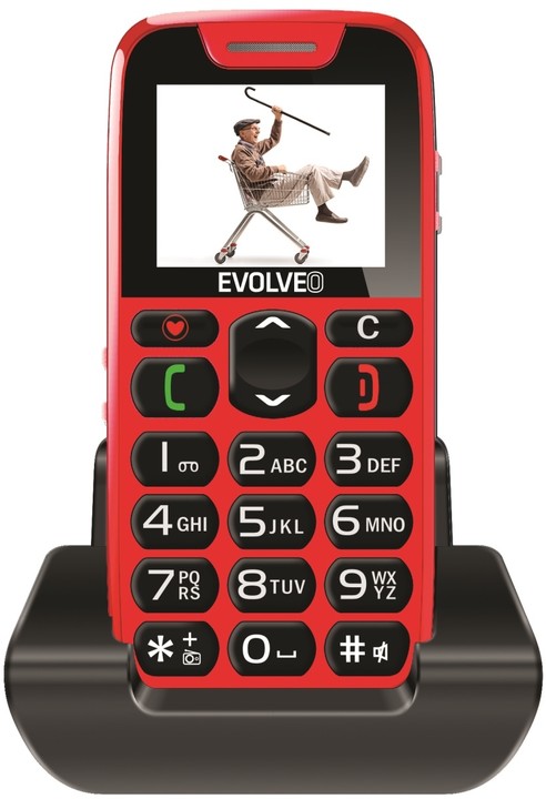 Evolveo EasyPhone SGM EP-500, Red_1862265411