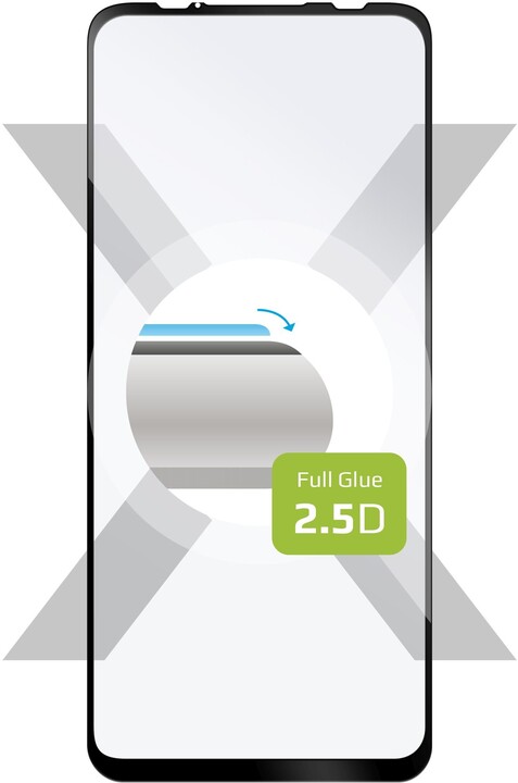 FIXED Ochranné tvrzené sklo Full-Cover pro Motorola Moto G 5G, lepení přes celý displej, černá_2039193545