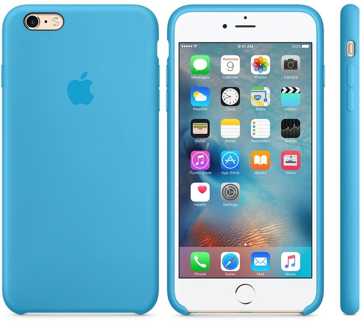 Apple iPhone 6s Plus Silicone Case, modrá_444668799