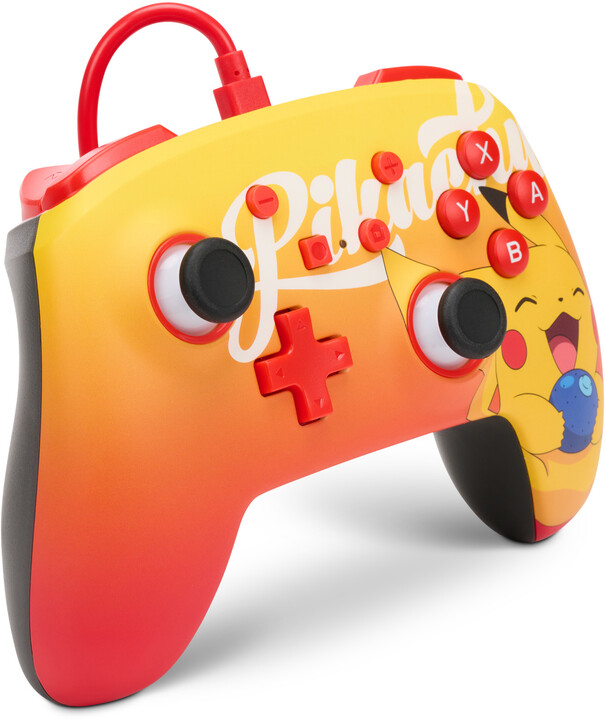 PowerA Enhanced Wired Controller, Oran Berry Pikachu (SWITCH)_981811529