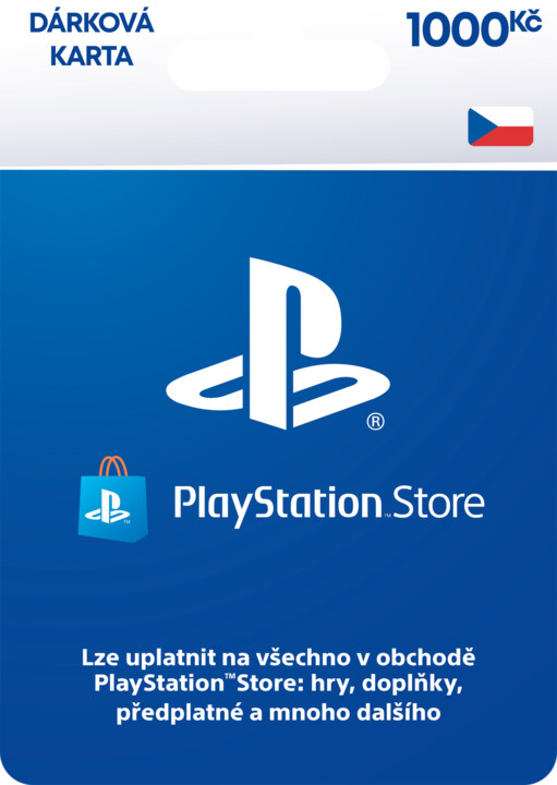 PlayStation Store - Dárková karta 1 000 Kč_102118796