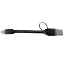 CELLY USB kabel s konektorem USB-C, 12 cm, černý_1236751898