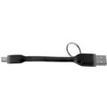 CELLY USB kabel s konektorem USB-C, 12 cm, černý