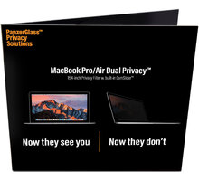 PanzerGlass Privacy filtr pro zvýšení soukromí k notebooku MacBook Pro 15.4" Poukaz 200 Kč na nákup na Mall.cz + O2 TV HBO a Sport Pack na dva měsíce